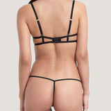 Bluebella Amina Black Thong G-String | Sexy Lingerie