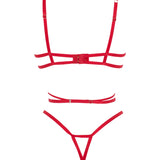 Bluebella Aria Wired Body (Red) - Cupless Bodysuit | Avec Amour Sexy Lingerie