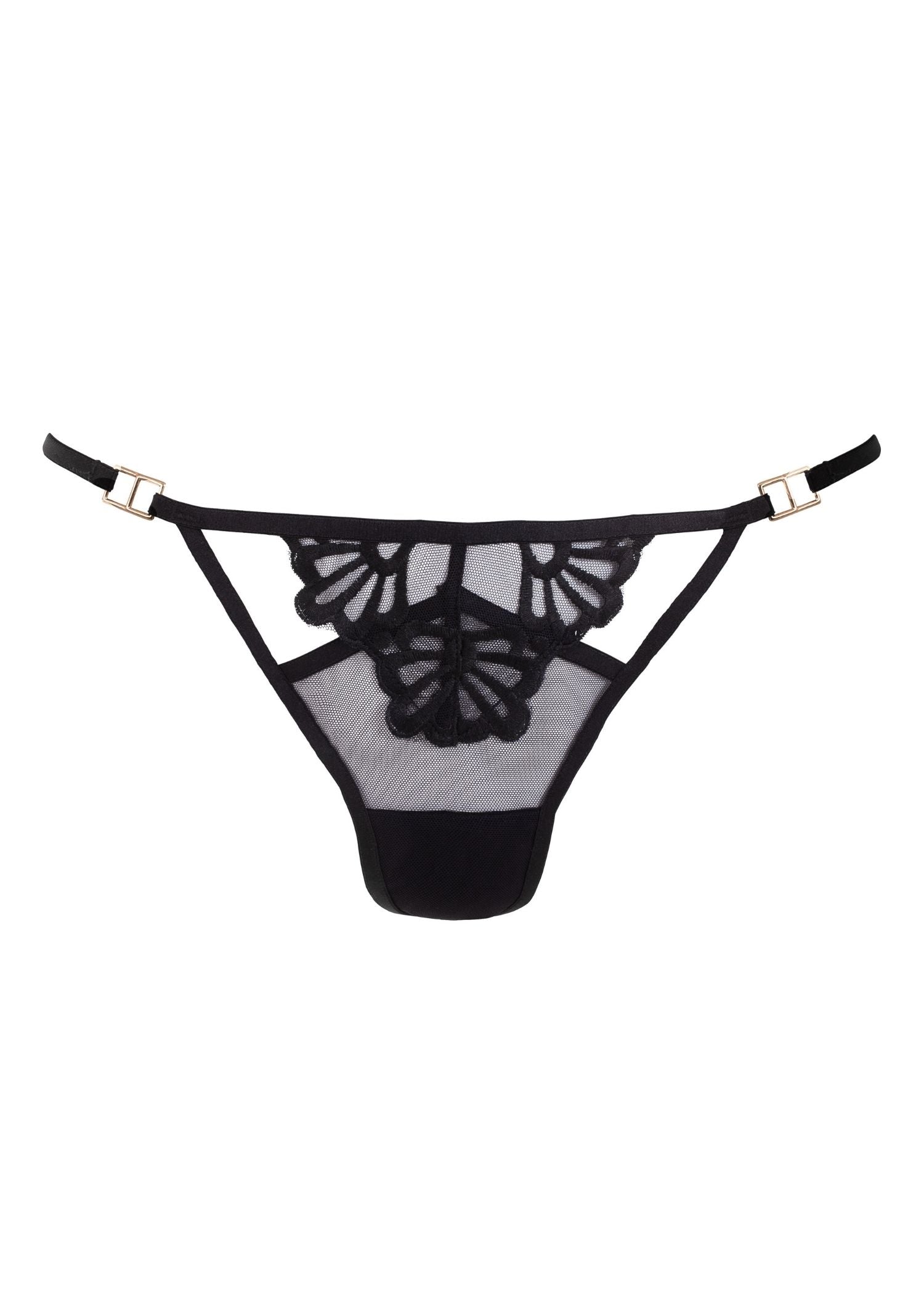 Bluebella Caramella Thong Black | Sexy Lingerie