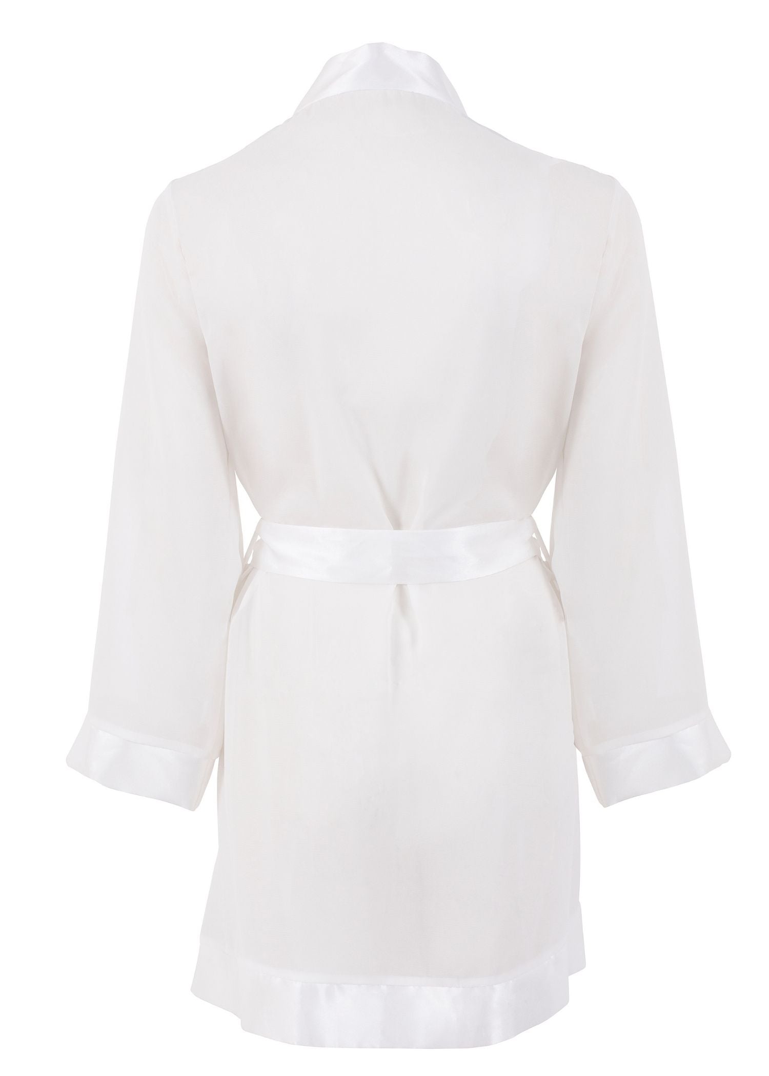 Bluebella Chiffon Kimono - Ivory - Silk Mesh Robe - Luxury Lingerie, Sexy Lingerie - Avec Amour Online Boutique