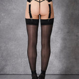 Bluebella Diamante Back Seam Stockings - Hosiery | Avec Amour Sexy Lingerie
