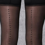 Bluebella Diamante Back Seam Stockings - Hosiery | Avec Amour Sexy Lingerie
