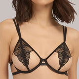 Bluebella Emerson Open Cupless Bra | Sexy Designer Lingerie