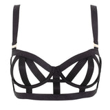Bluebella Highgate Bra Black | Cupless Sexy Lingerie