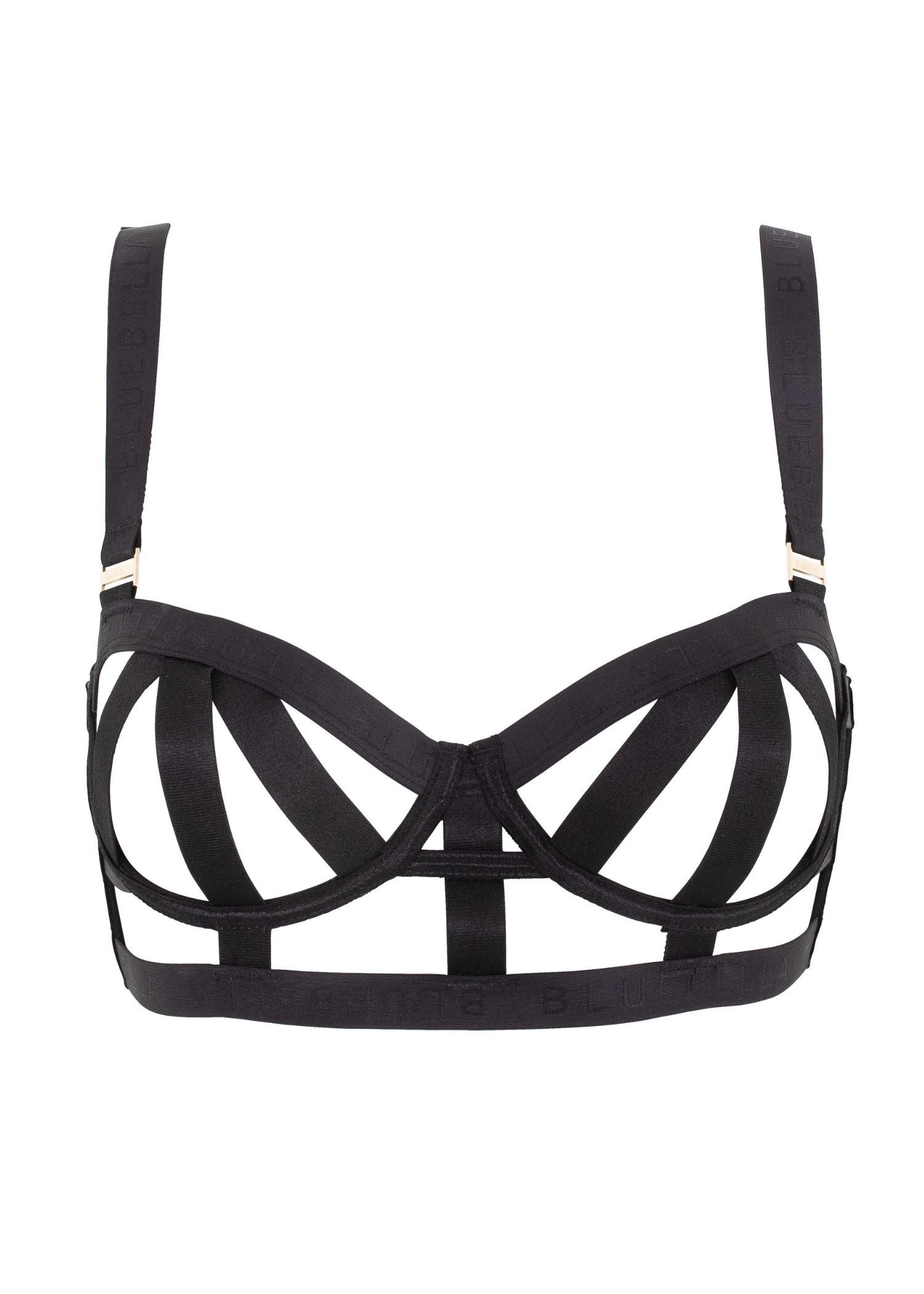 Bluebella Highgate Bra Black | Cupless Sexy Lingerie