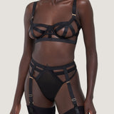 Bluebella Highgate Bra Black | Cupless Sexy Lingerie
