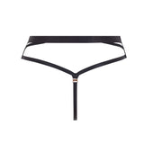 Bluebella Karina High-Waist Thong - See-Through Nude Mesh | Avec Amour Sexy Lingerie