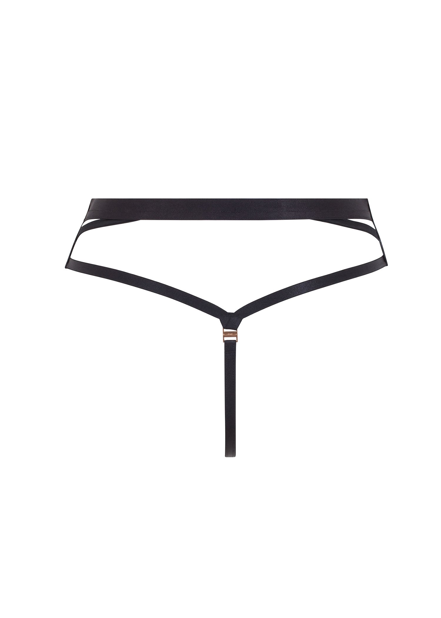 Bluebella Karina High-Waist Thong - See-Through Nude Mesh | Avec Amour Sexy Lingerie