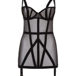 Bluebella Karolina Basque - Underwire Mesh - Luxury Lingerie