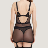 Bluebella Karolina Basque - Underwire Mesh - Luxury Lingerie