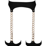 Bluebella Lotus Thigh Harness (Black Leather) | Avec Amour BDSM Bondage Accessory