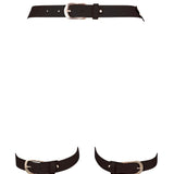 Bluebella Lotus Thigh Harness (Black Leather) | Avec Amour BDSM Bondage Accessory