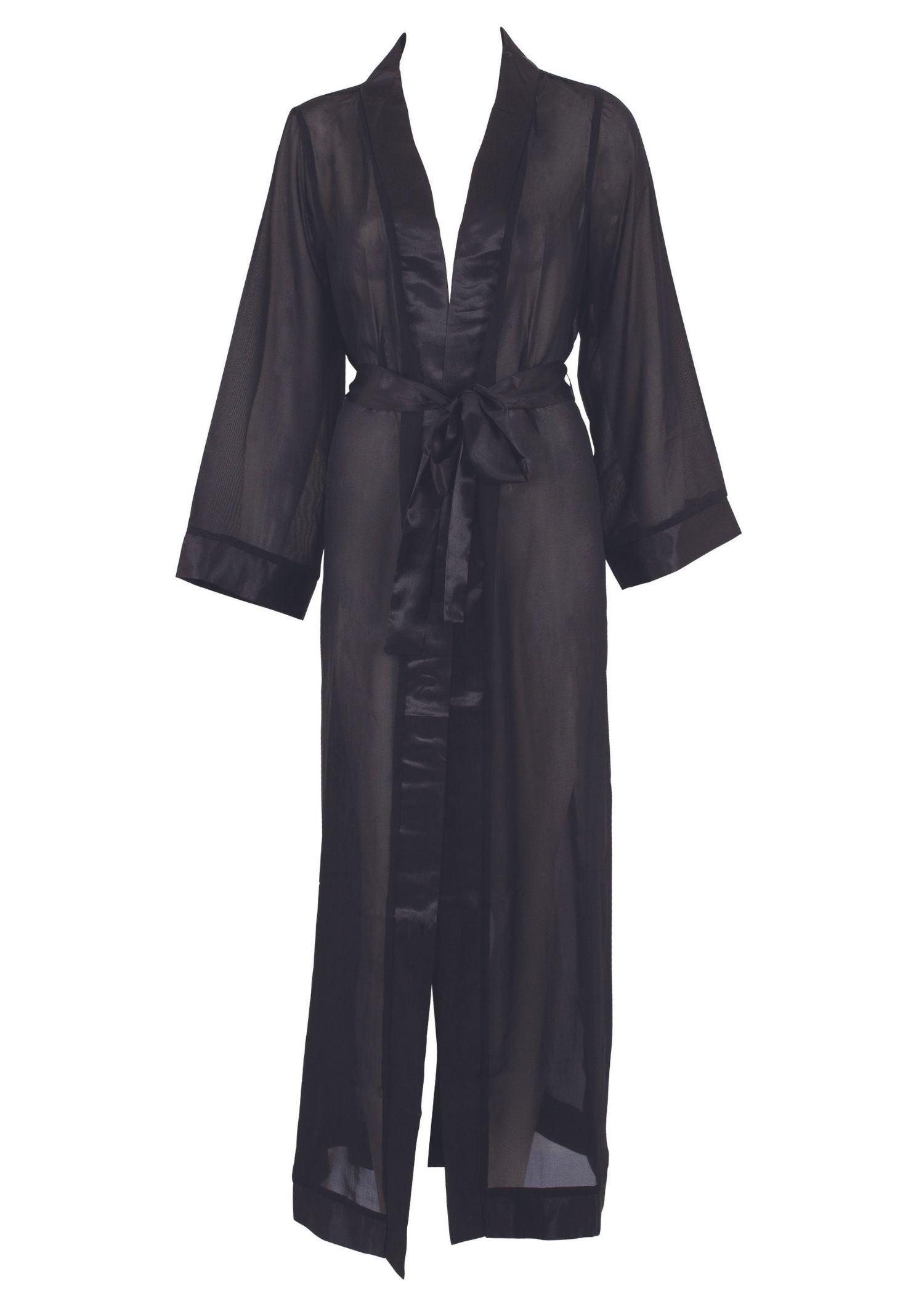Bluebella Marcella Long Kimono - Silk Mesh Luxury Lingerie, Sexy Lingerie - Avec Amour Online Boutique