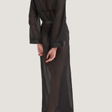 Bluebella Marcella Long Kimono - Silk Mesh Luxury Lingerie, Sexy Lingerie - Avec Amour Online Boutique