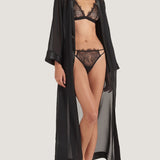 Bluebella Marcella Long Kimono - Silk Mesh Luxury Lingerie, Sexy Lingerie - Avec Amour Online Boutique