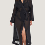 Bluebella Marcella Long Kimono - Silk Mesh Luxury Lingerie, Sexy Lingerie - Avec Amour Online Boutique