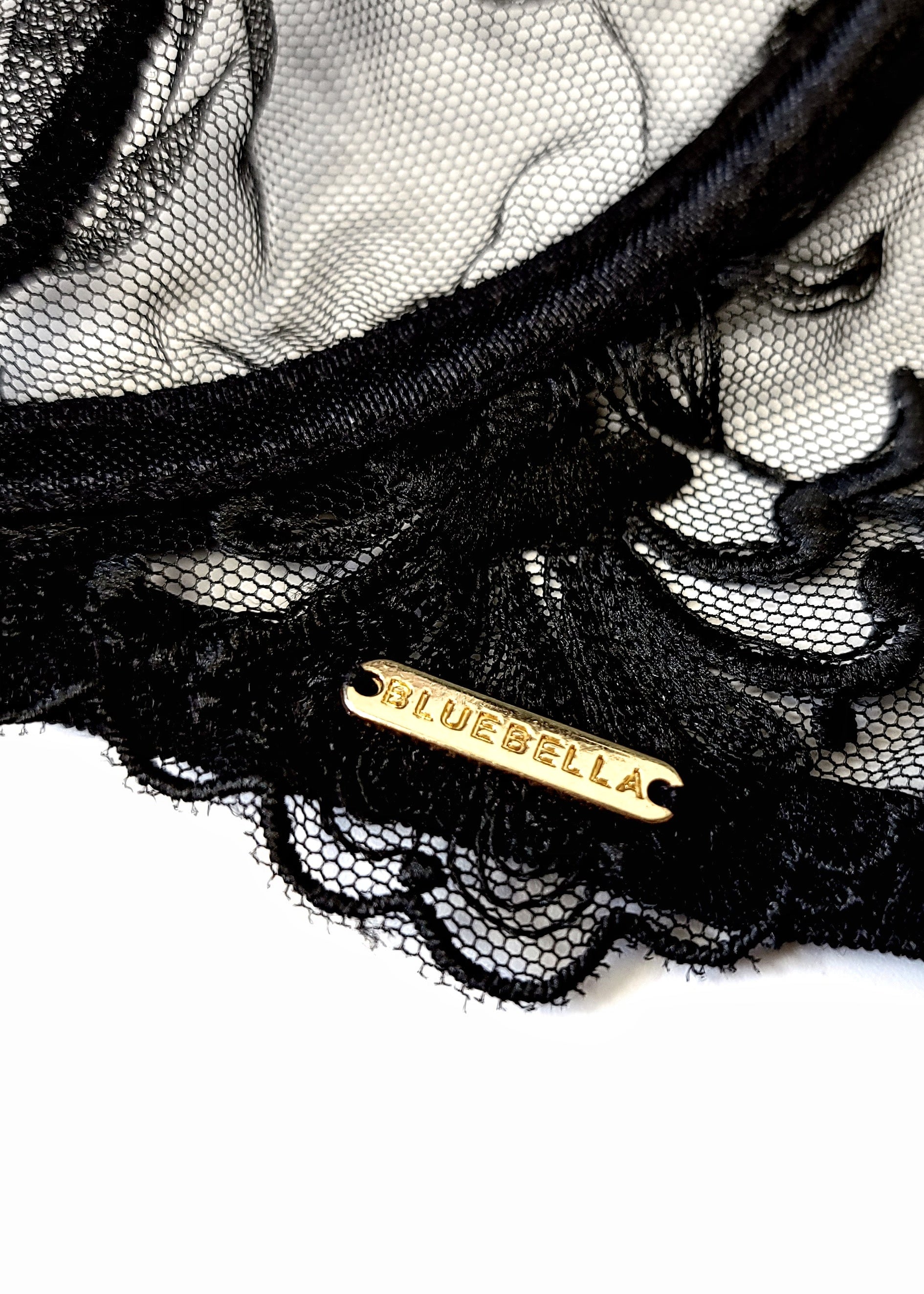 Bluebella Marseille Black Underwire Lace Embroidery Bra