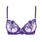 Bluebella Marseille Bra (Heliotrope Purple) - Underwired Embroidery Lace | Avec Amour Luxury Lingerie