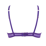 Bluebella Marseille Bra (Heliotrope Purple) - Underwired Embroidery Lace | Avec Amour Luxury Lingerie