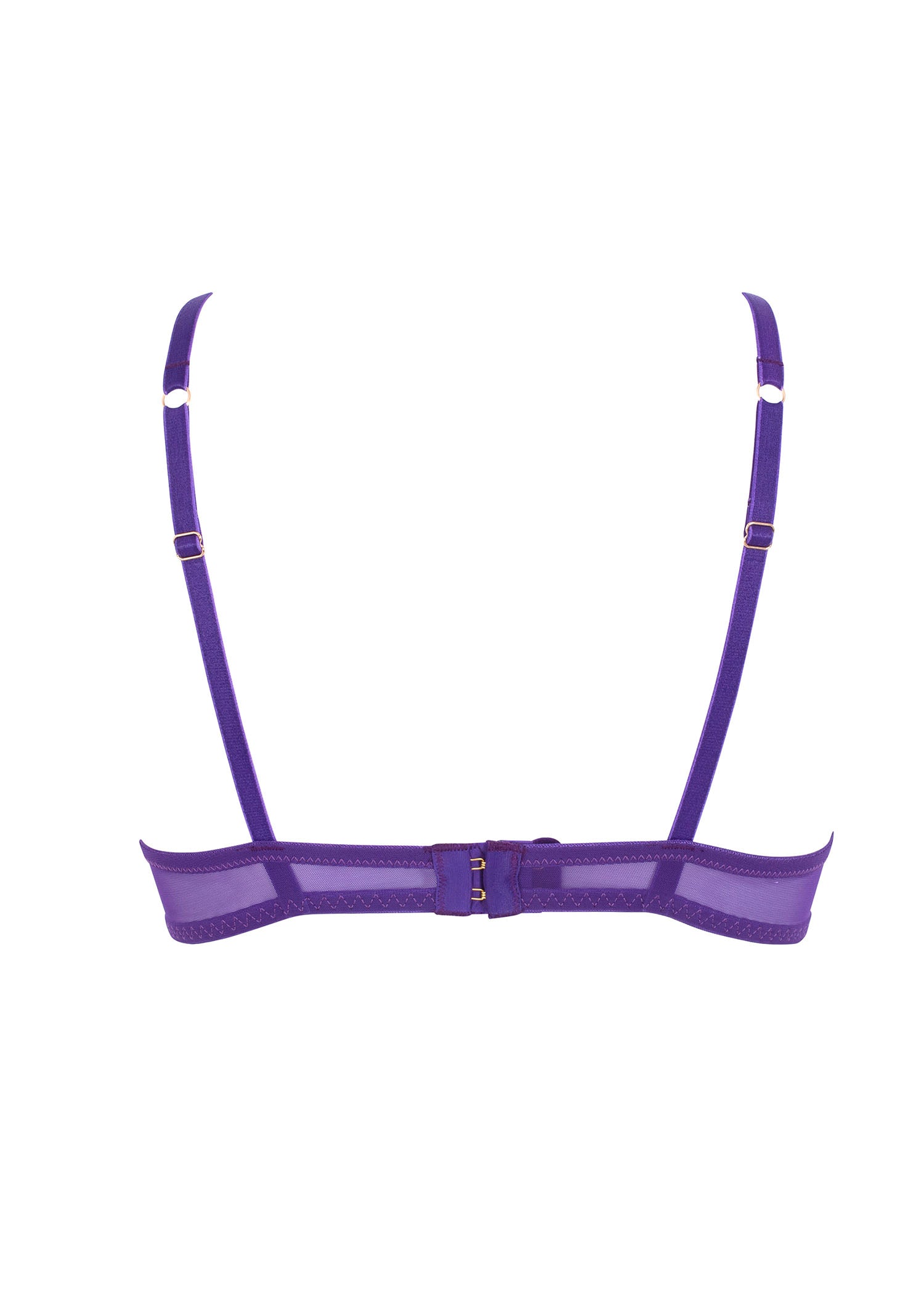Bluebella Marseille Bra (Heliotrope Purple) - Underwired Embroidery Lace | Avec Amour Luxury Lingerie