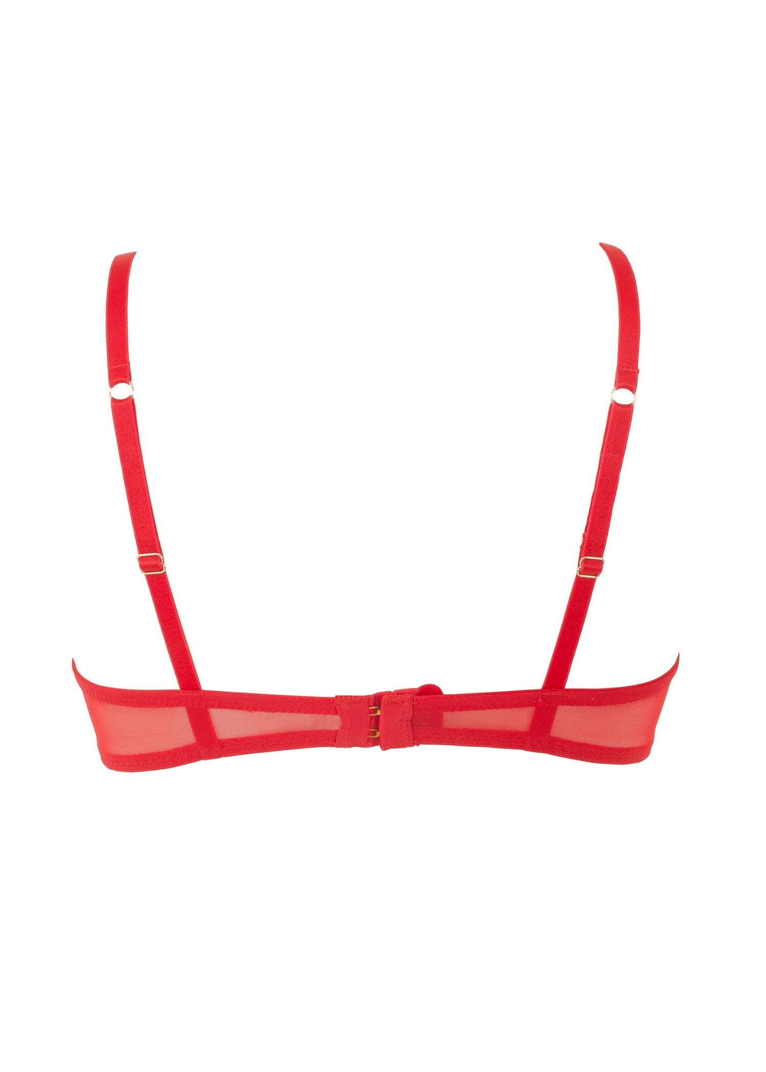 Bluebella Marseille Underwired Bra (Tomato Red) - Superfine Embroidery Lace | Avec Amour Luxury Lingerie