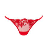 Bluebella Marseille Brief (Tomato Red) - Superfine Embroidery Lace | Avec Amour Luxury Lingerie