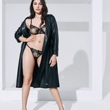 Bluebella Marseille Black Lace Embroidery Brief