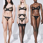 Bluebella Marseille Black Underwire Lace Embroidery Bra