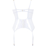 Bluebella Marseille (White) Basque - Underwired Lace Bodysuit - Avec Amour Sexy Lingerie