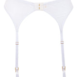 Bluebella Marseille (White) Suspender Belt - Avec Amour Sexy Lingerie