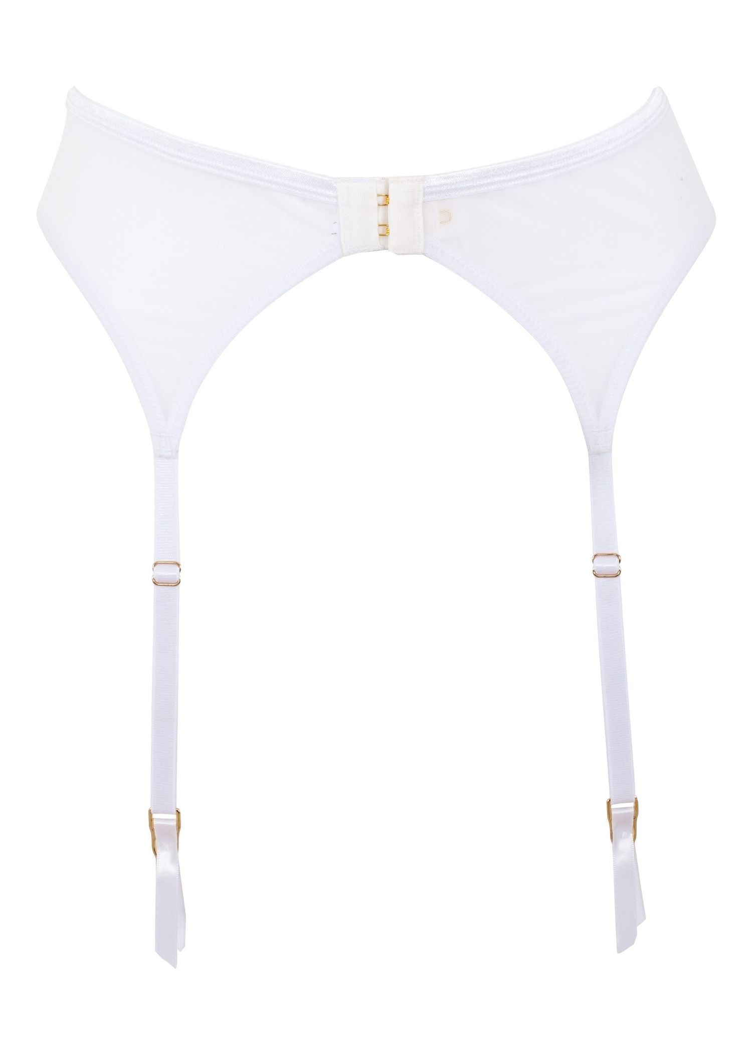 Bluebella Marseille (White) Suspender Belt - Avec Amour Sexy Lingerie