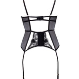 Bluebella Marseille Underwired Black Basque - Bodysuit - Luxury Lingerie