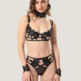 Bluebella Ophelia Wired Bra (Black) | Avec Amour Sexy Lingerie