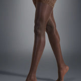 Bluebella Lace Top Hold Ups (Berry) - Avec Amour Lingerie Hosiery, Stockings