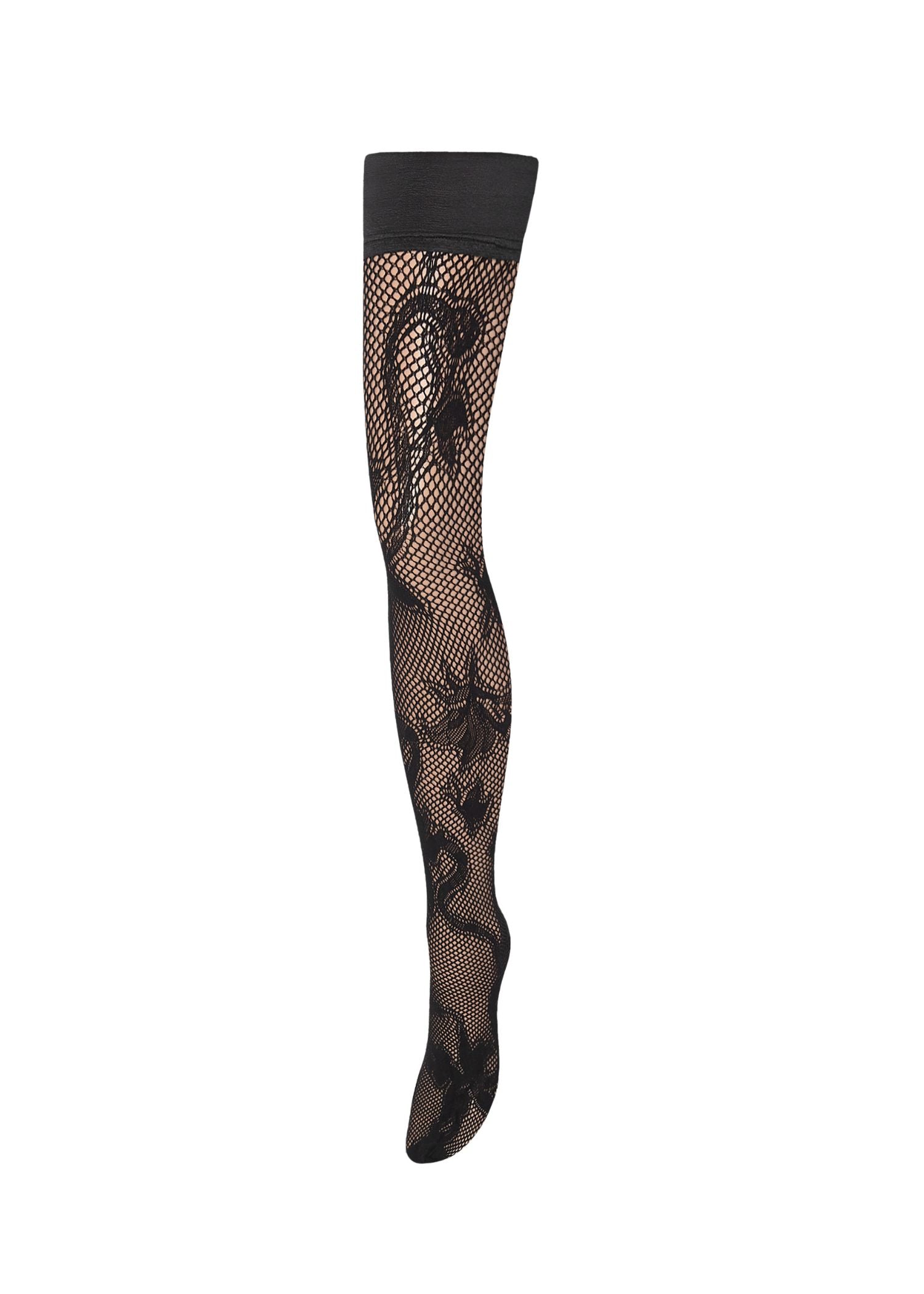 Bluebella Python Snake Fishnet Hold Ups | Avec Amour Hosiery, Stockings