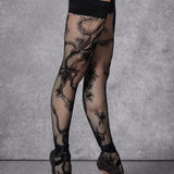 Bluebella Python Snake Fishnet Hold Ups | Avec Amour Hosiery, Stockings