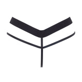 Bluebella Sutton Thong (Black) - High-Waist Thong | Avec Amour Sexy Lingerie