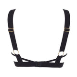 Bluebella Sutton Underwired Open Bra (Black) - Cupless Bra | Avec Amour Sexy Lingerie