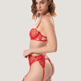 Bluebella Valentina Bra (Red) | Avec Amour Valentine's Day Lingerie