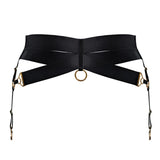Bordelle Aurea Suspender Belt (Black) - Luxury Lingerie - Sexy Lingerie