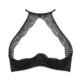 Coco de Mer - Athena Quarter Cup Bra (Black) | Avec Amour Lingerie