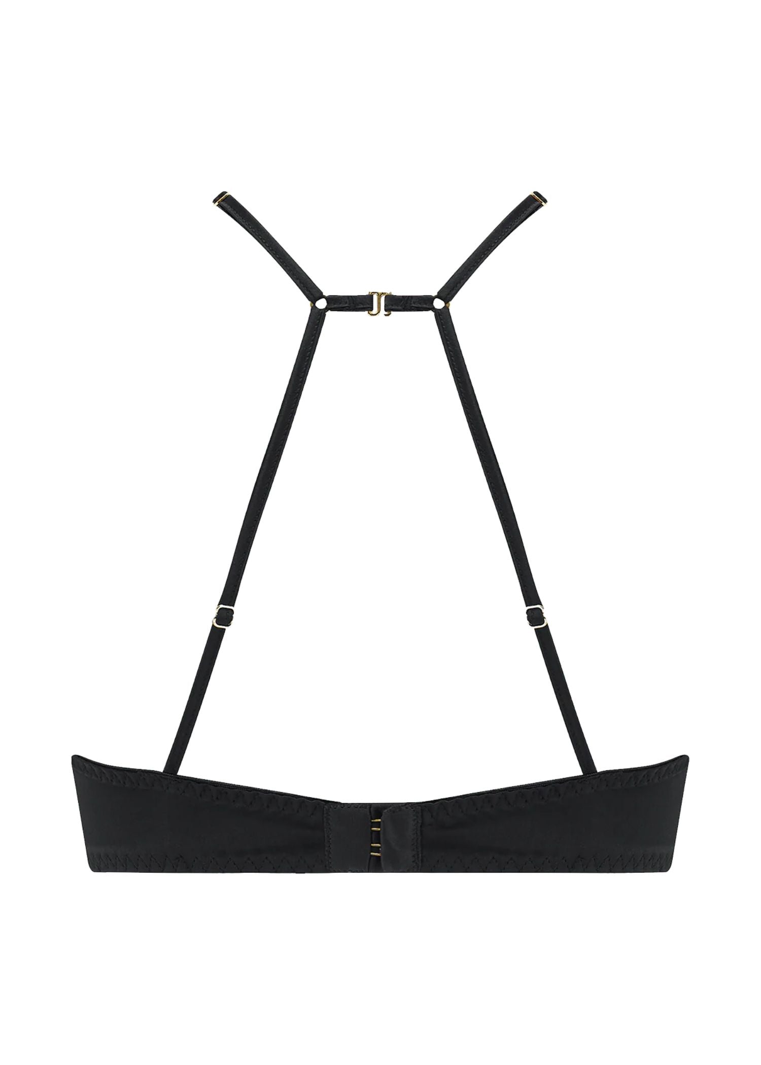 Coco de Mer - Athena Quarter Cup Bra (Black) | Avec Amour Lingerie
