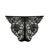 Coco de Mer - Hera Brazilian Knicker (Black) | Avec Amour Luxury Lingerie