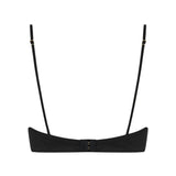 Coco de Mer - Hera High Neck Balconette Bra (Black) | Avec Amour Luxury Lingerie