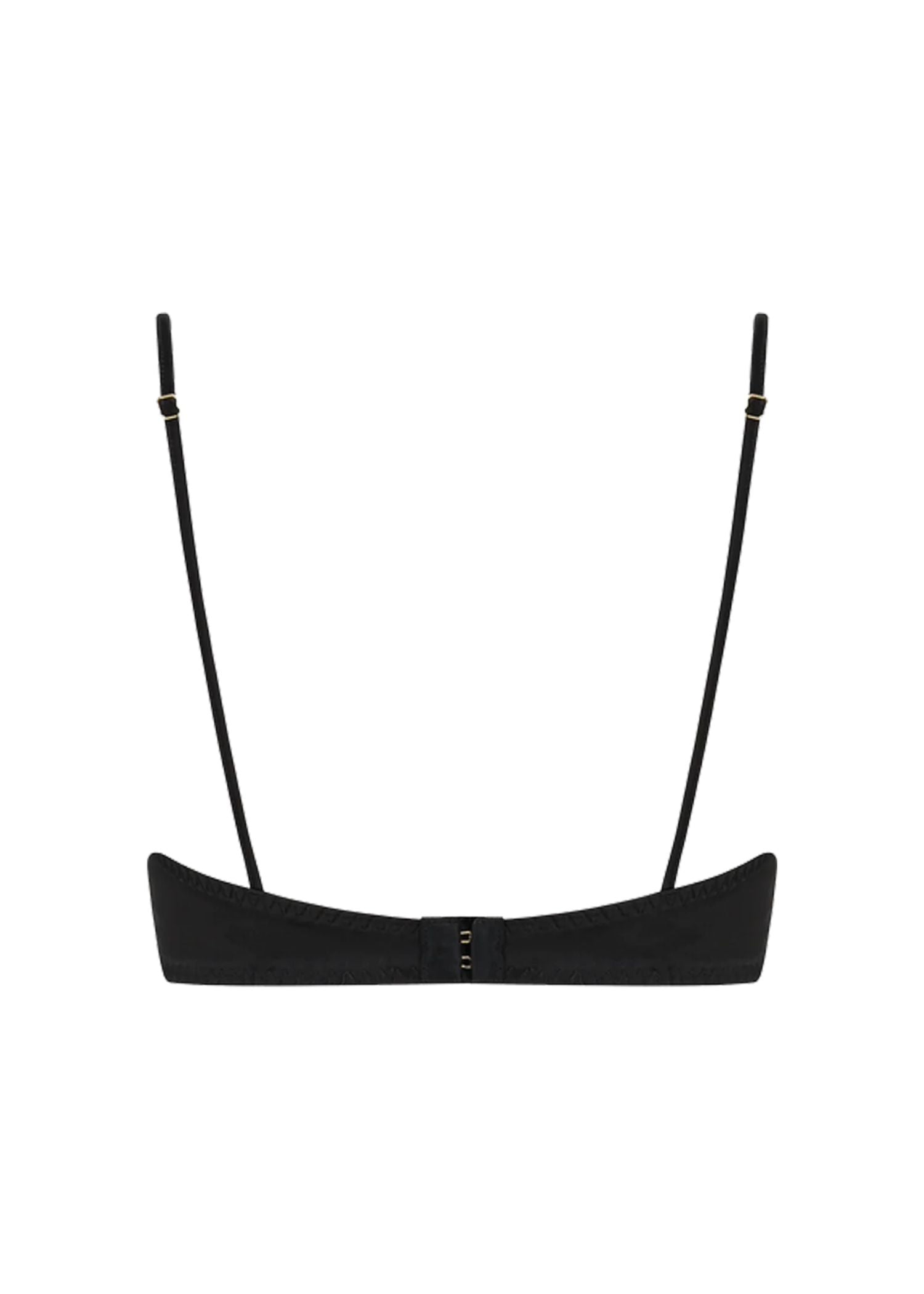 Coco de Mer - Hera High Neck Balconette Bra (Black) | Avec Amour Luxury Lingerie