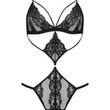 Coco de Mer - Seraphine Playsuit (Black) | Avec Amour Lingerie