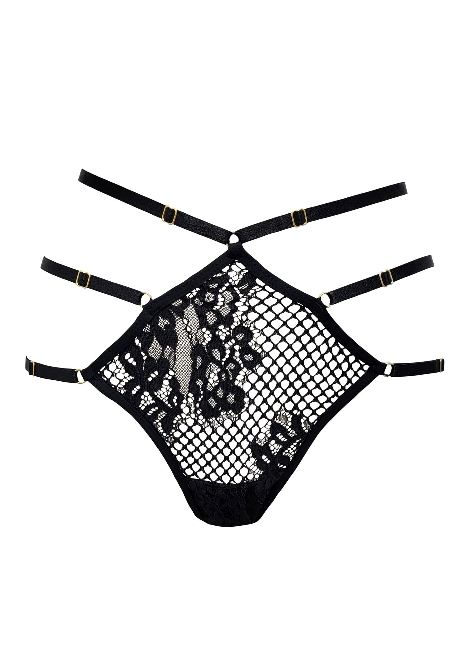 God Save Queens Kelly High-Waist Knicker - Sexy Luxury Lingerie