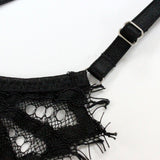 God Save Queens Valentina Lace Knicker Black | Luxury Lingerie