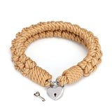 Liebe Seele Bound You II Bondage Rope with Silver Lockable Heart Padlock - BDSM Bondage Toys | Avec Amour