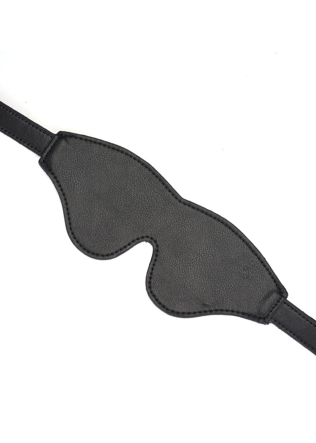 Soft Vegan Leather Blindfold Mask Black